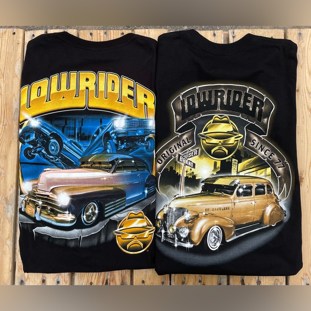 Lowrider Original Magazine Authentic Clothing Shirt SZ MED LOT Car Culture